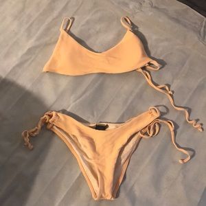 Bikini creamsicle colored